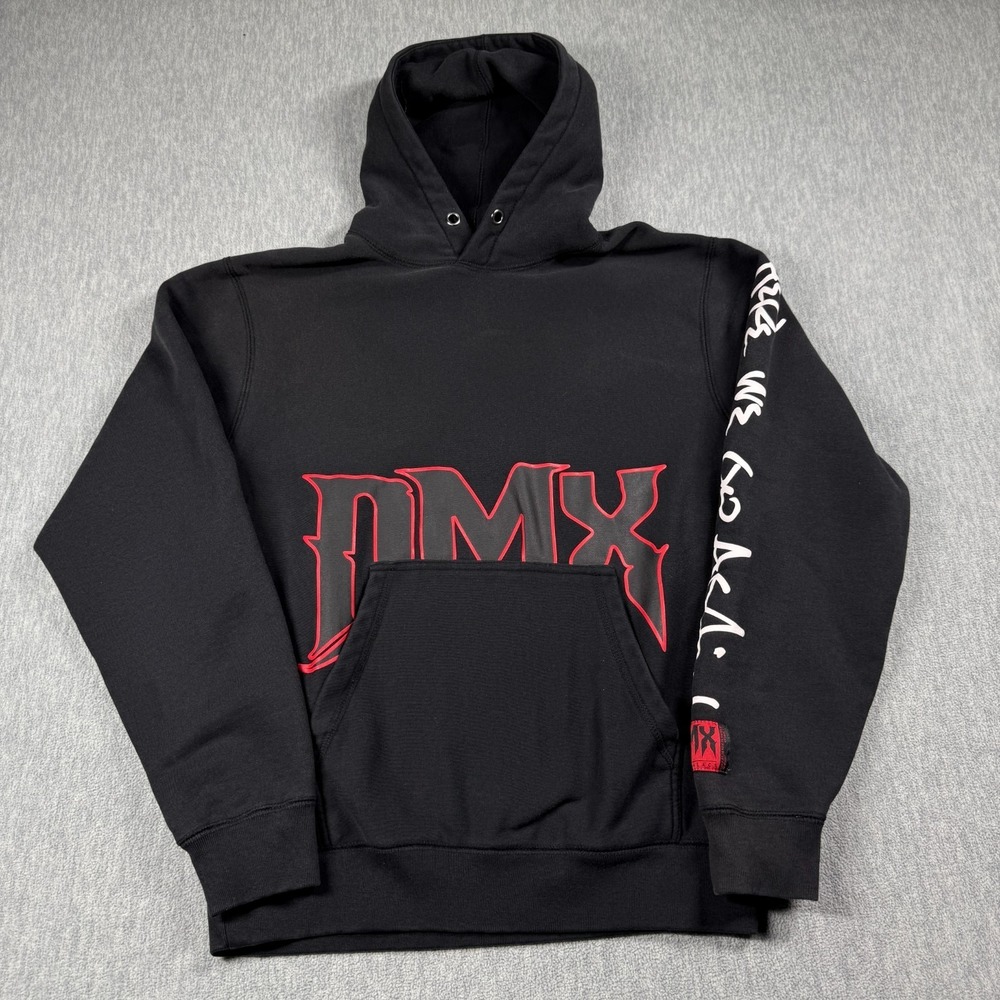 DMX Hoodie Mens Medium Black Shoe Palace Rap Hip Hop Tour Merch Graphic Pullover